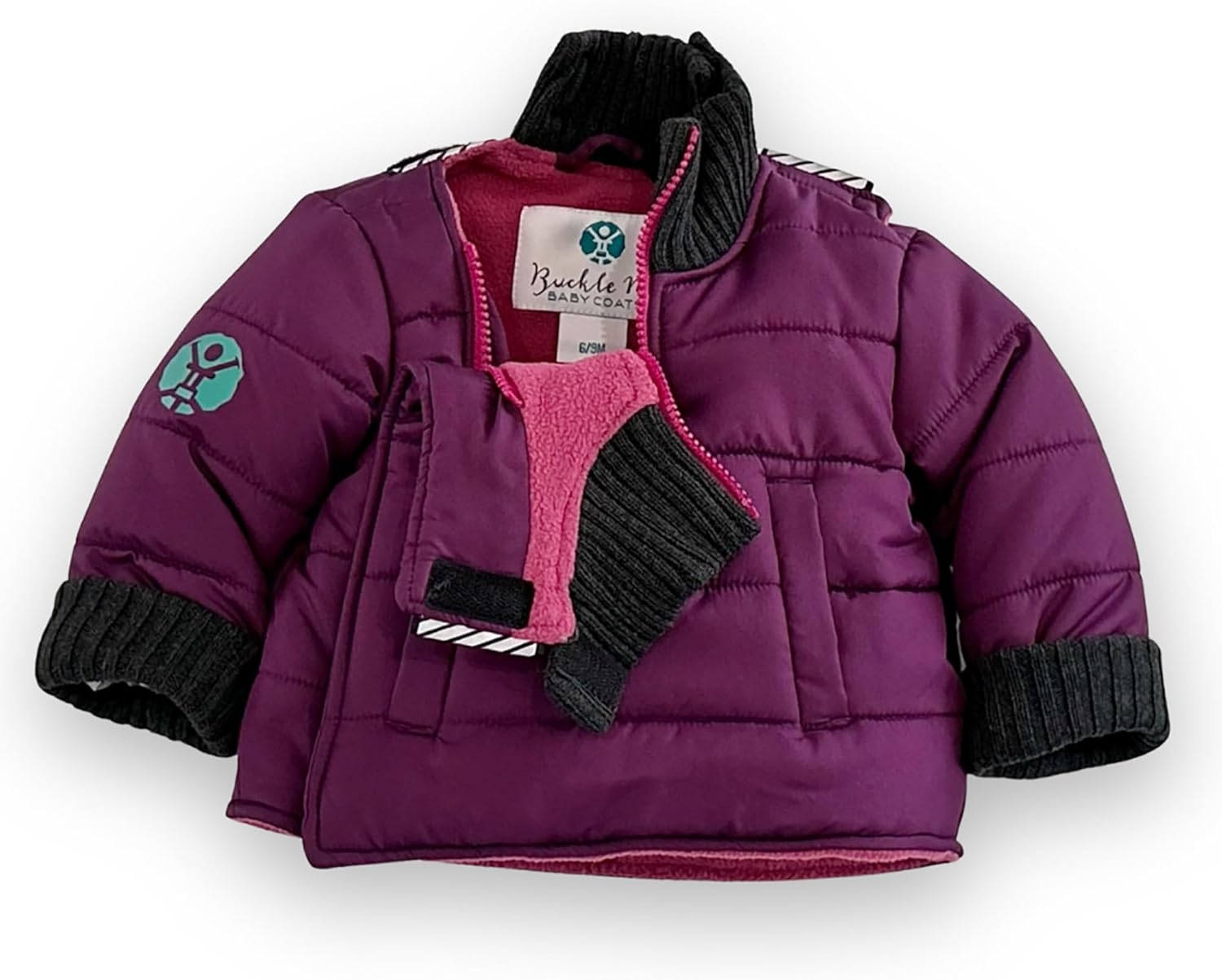 Buckle Me Baby Winter Coat | Toastier Car Seat Jacket for Boys and Girls - Featured on Shark Tank 6 Months - 6 Years