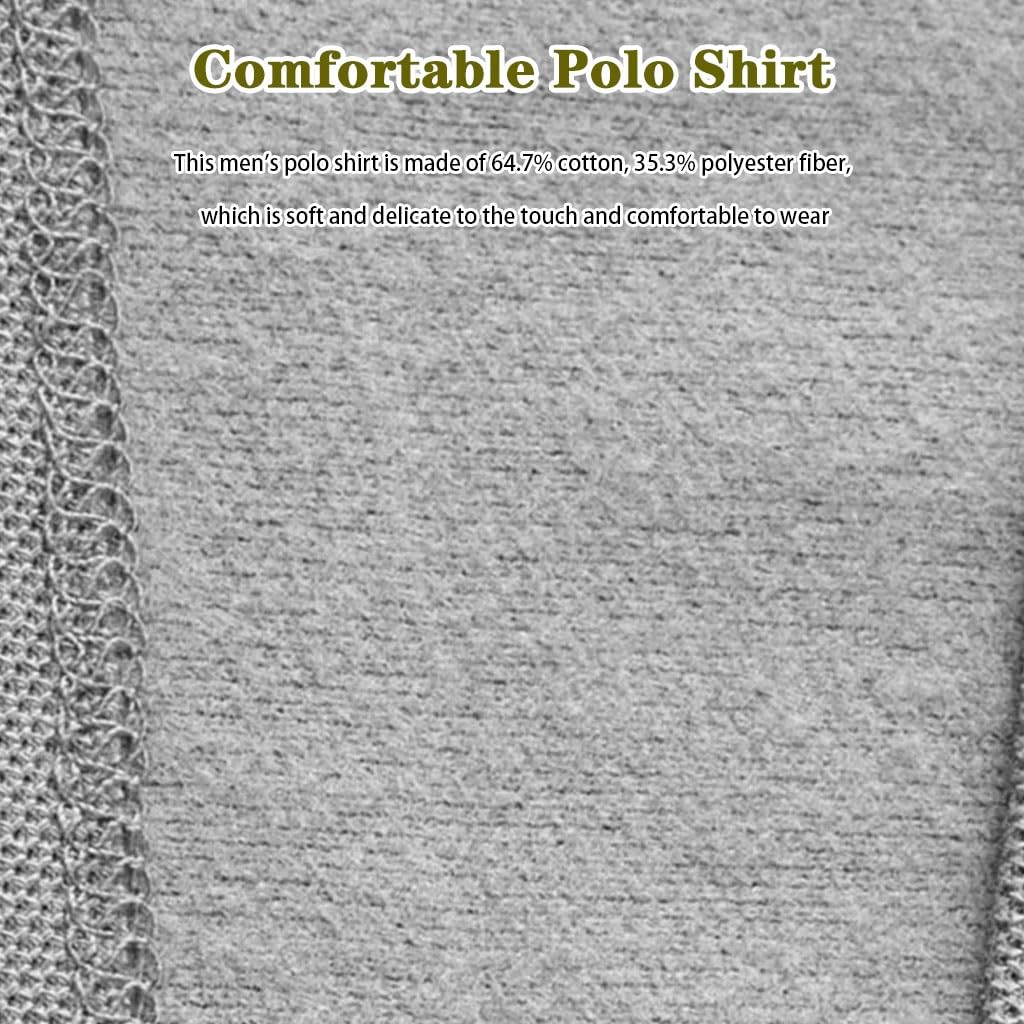 Polo Termico Business per Uomini, T-Shirt A Manica Lunga con Collo alla Coreana, con Motivo Ricamato