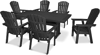 POLYWOOD® Nautical Dining Set, Black
