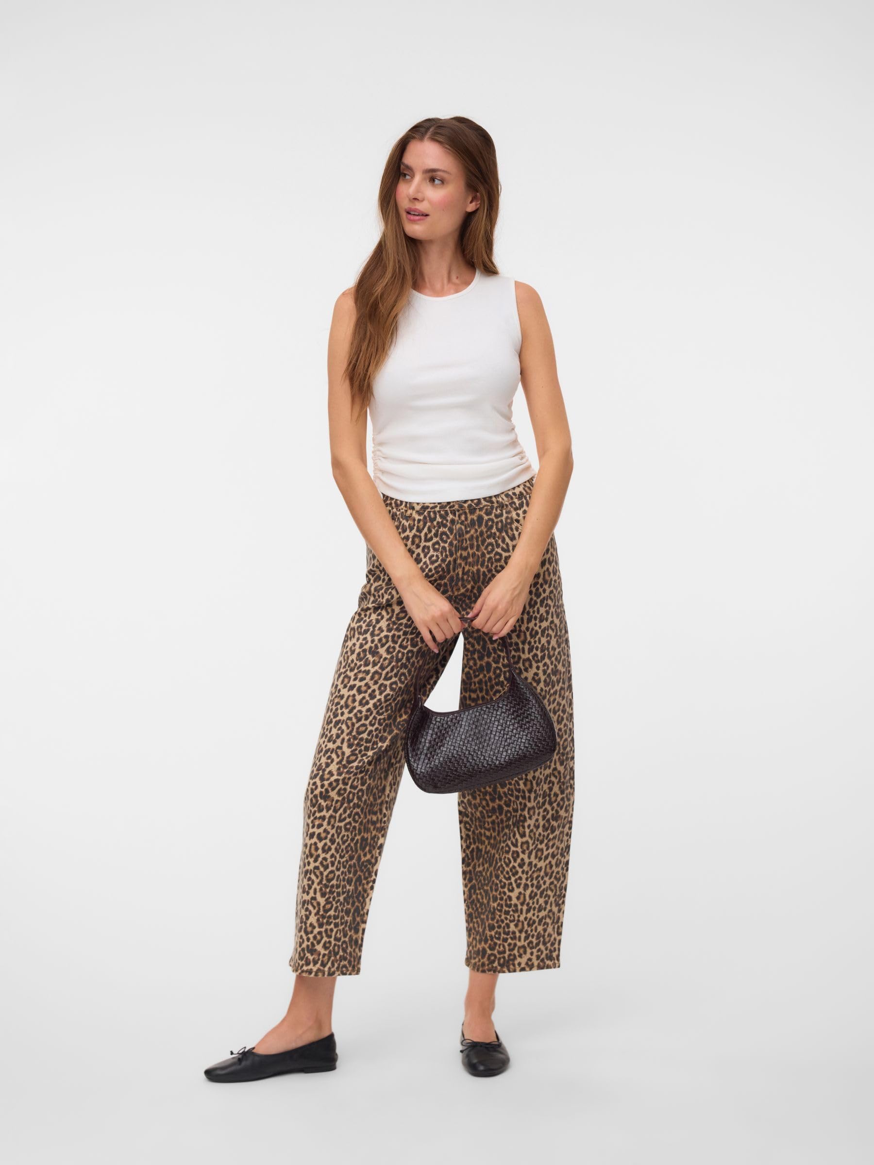 VERO MODA Female Jeans VMBILLIE Hohe Taille Barrel Fit Jeans
