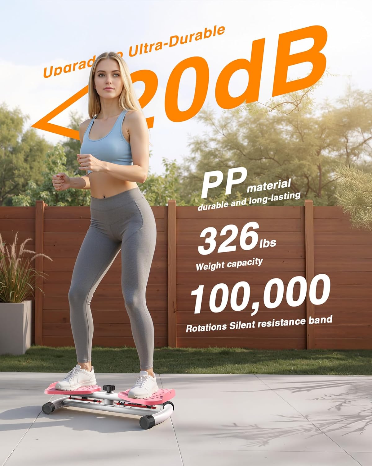 Waist Twister Machine Exercise, 326 Lbs Ab Twister Board For...