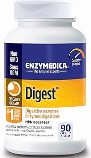 Enzymedica - Digestive Enzyme Supplements, 90 Capsules - Enzymes for Digestion and Bloating Supplement - Gas and Bloating Relief for Men and Women - Stomach Gas Relief and Bloating - Digestive Support