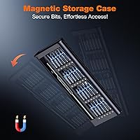 Vista 7 de 27-in-1 Precision Screwdriver Set, Professional Mini Repair Tool Kit with Magnetic Drivers for Macbook, Laptop, Phone, Watch, Glasses, Ring