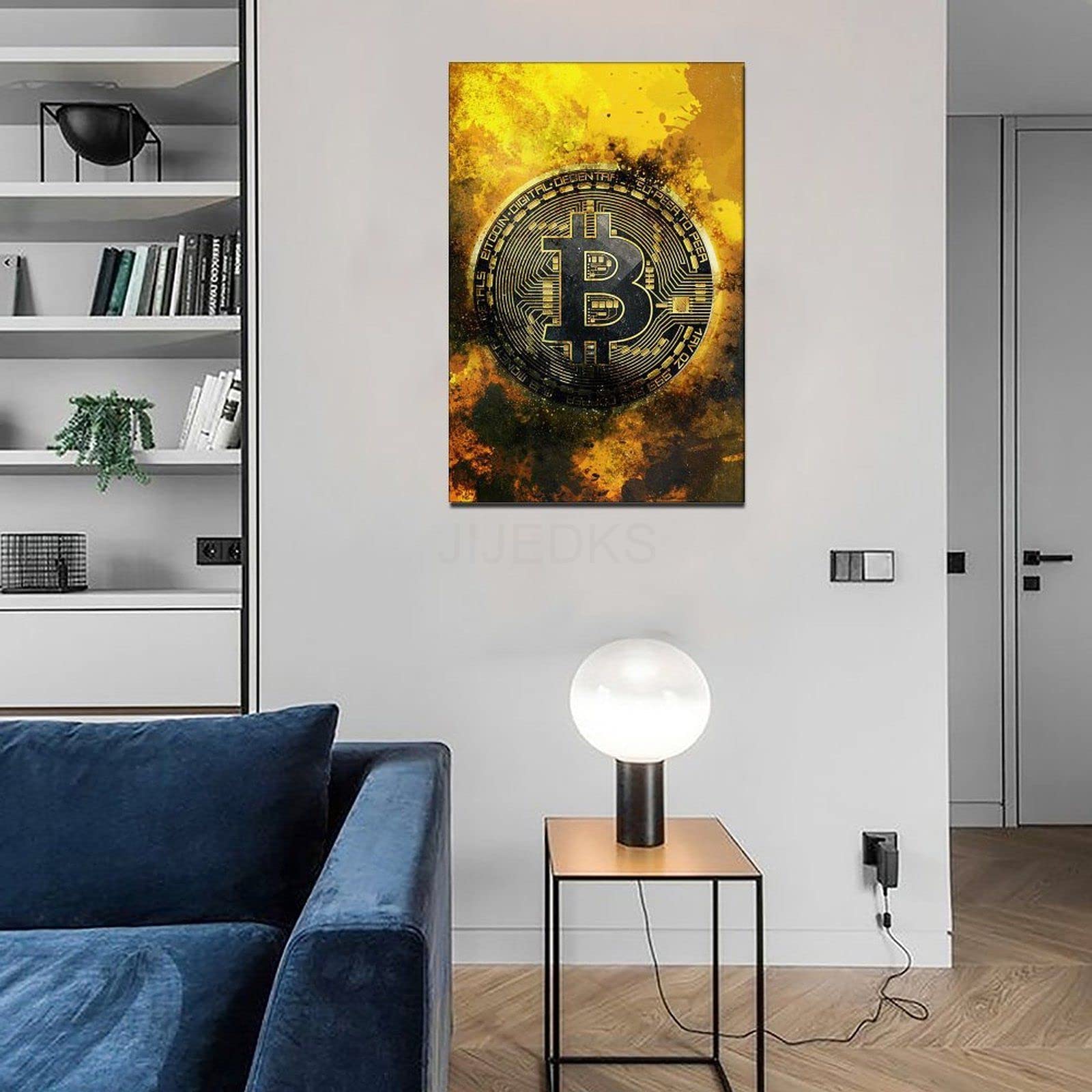 Bitcoin Canvas Print Pop Art, Cryptocurrency Artwork Office Decor, Crypto  Wall Art, BTC Poster Art, Bitcoin Coin Sign Gift, Blockchain Print, Office  Living Room Bedroom Canvas Wall Decor 24x36inch(60x : Amazon.co.uk: Home