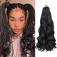 Vista 9 de Cabello rizado francés trenzado de 10 pulgadas, color 33, cabello rizado preestirado, 8 paquetes de trenzas de ganchillo para trenzas de caja