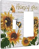 Vista 210 de Placa de pared de tortugas marinas, hierba oceánica, medusas, peces y algas marinas, placa de pared de doble palanca, cubierta de interruptor de luz