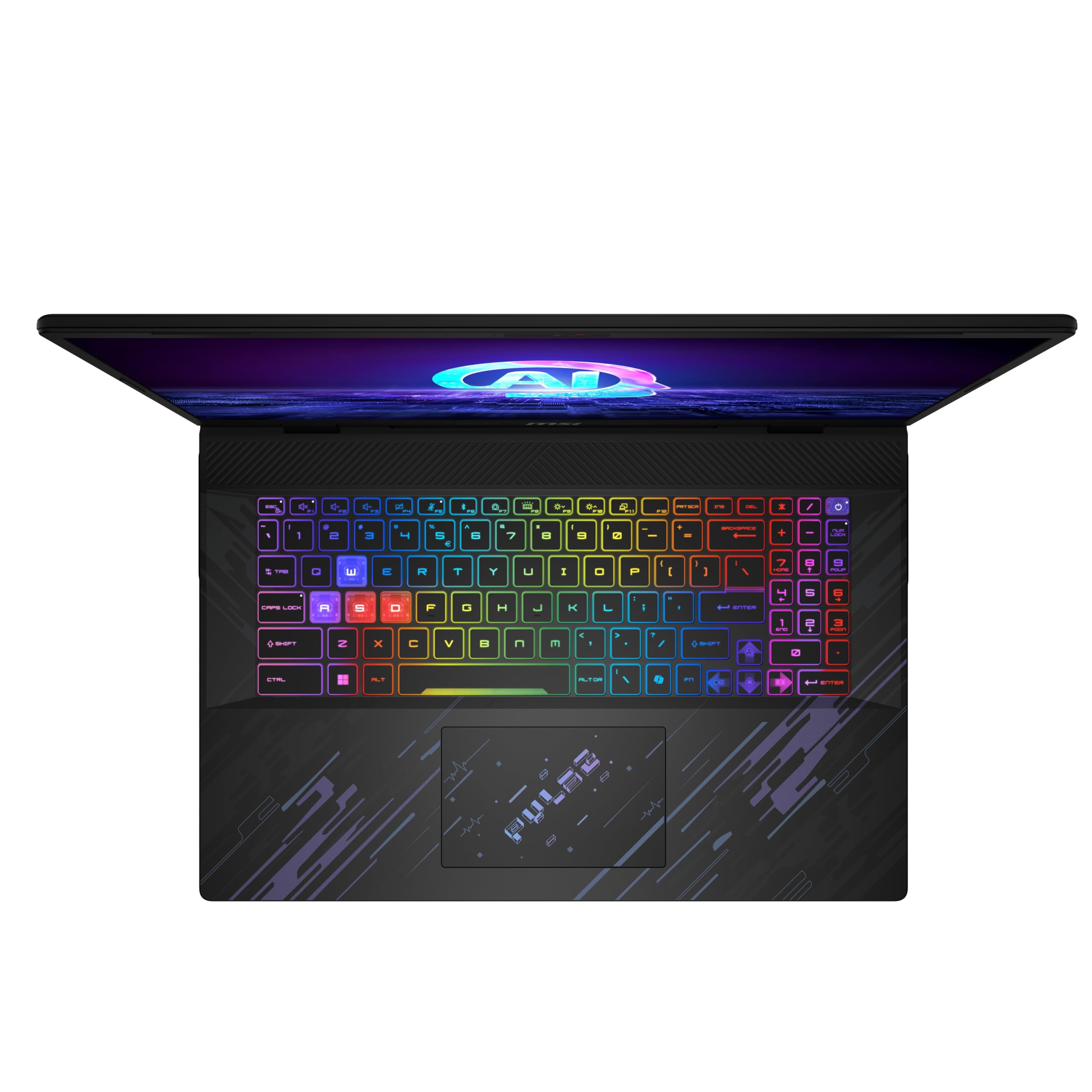 MSI Pulse 17 AI C1VFKG-048IT, Notebook Gaming, 17" FHD+ 165Hz, Intel Core Ultra 7 155H, Nvidia RTX 4060 8GB GDDR6, 1TB SSDPCIe 4, 16GB DDR5 5600MHz, WiFi 6E, Win 11 Home [Layout e Garanzia ITA] Nero