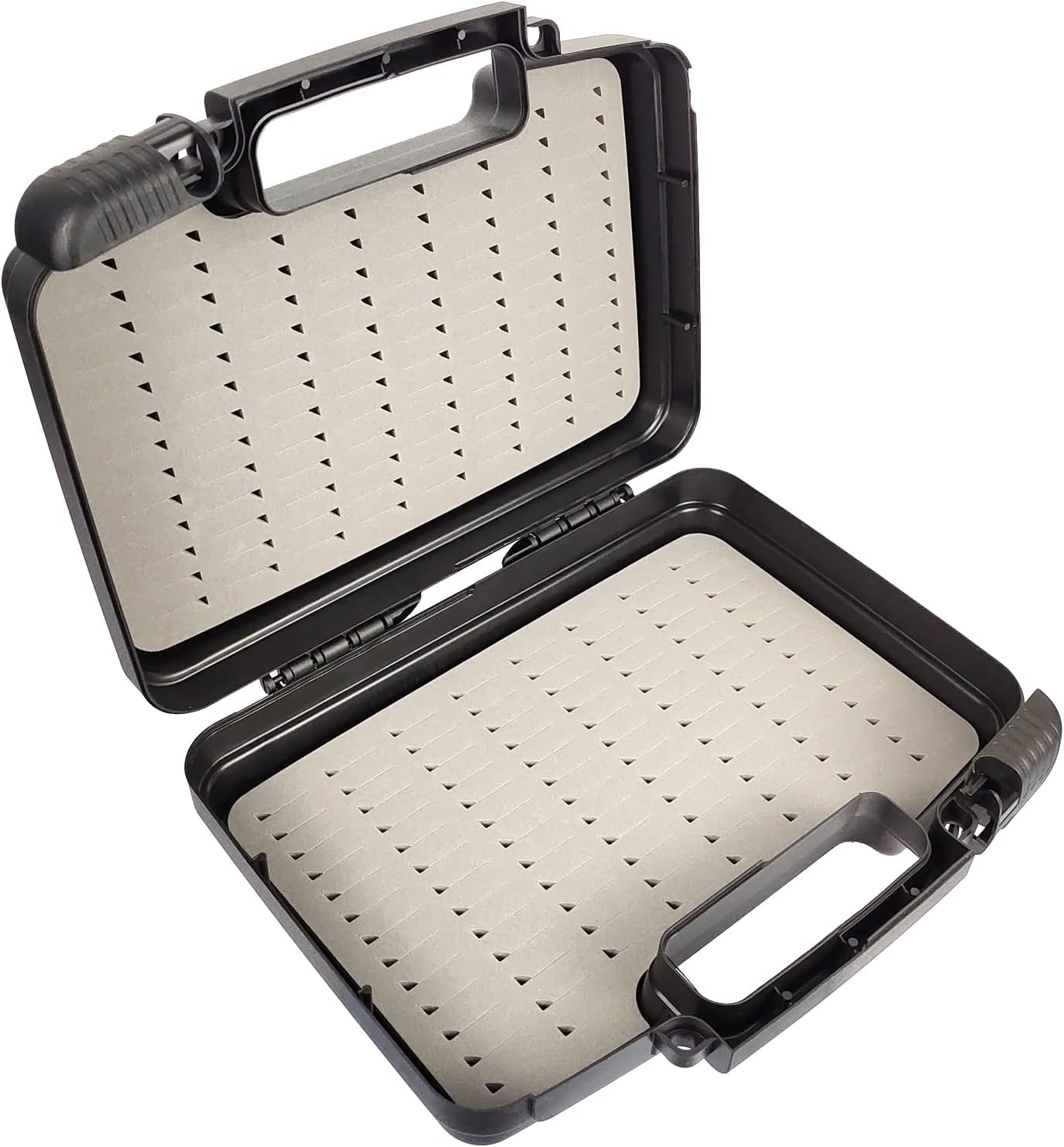 Streamer Fly Box Click Lock Large Streamer Flies Storage Fishing Tackle Box Boat Box Foam Fishing Trays(M)