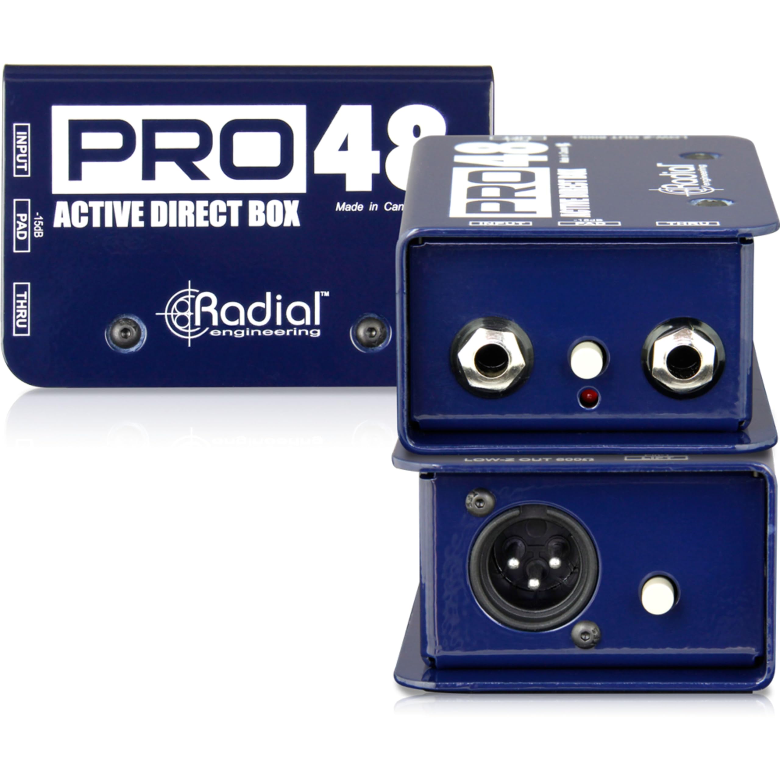 Amazon.com: Radial Pro48 Active 48-Volt Caja directa compacta
