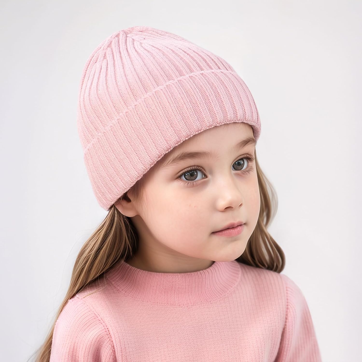 Toddler Beanie Baby Boys Girls Beanies Kids Winter Hats Children Knit Warm Caps - Image 4