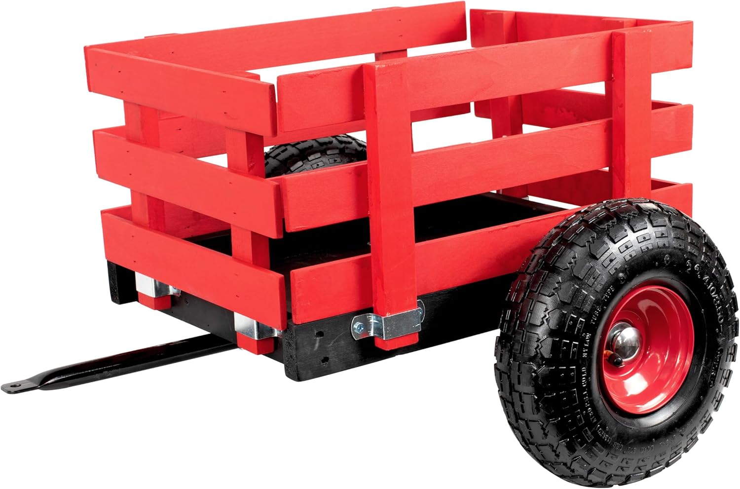 Gener8 Tricycle Trailer in Classic Red Easy Attachment Durable Design Inflatable Tires 44 lbs Weight Capacity Perfect for Hauling Toys Picnic Supplies and Outdoor Adventures Ages 3-7