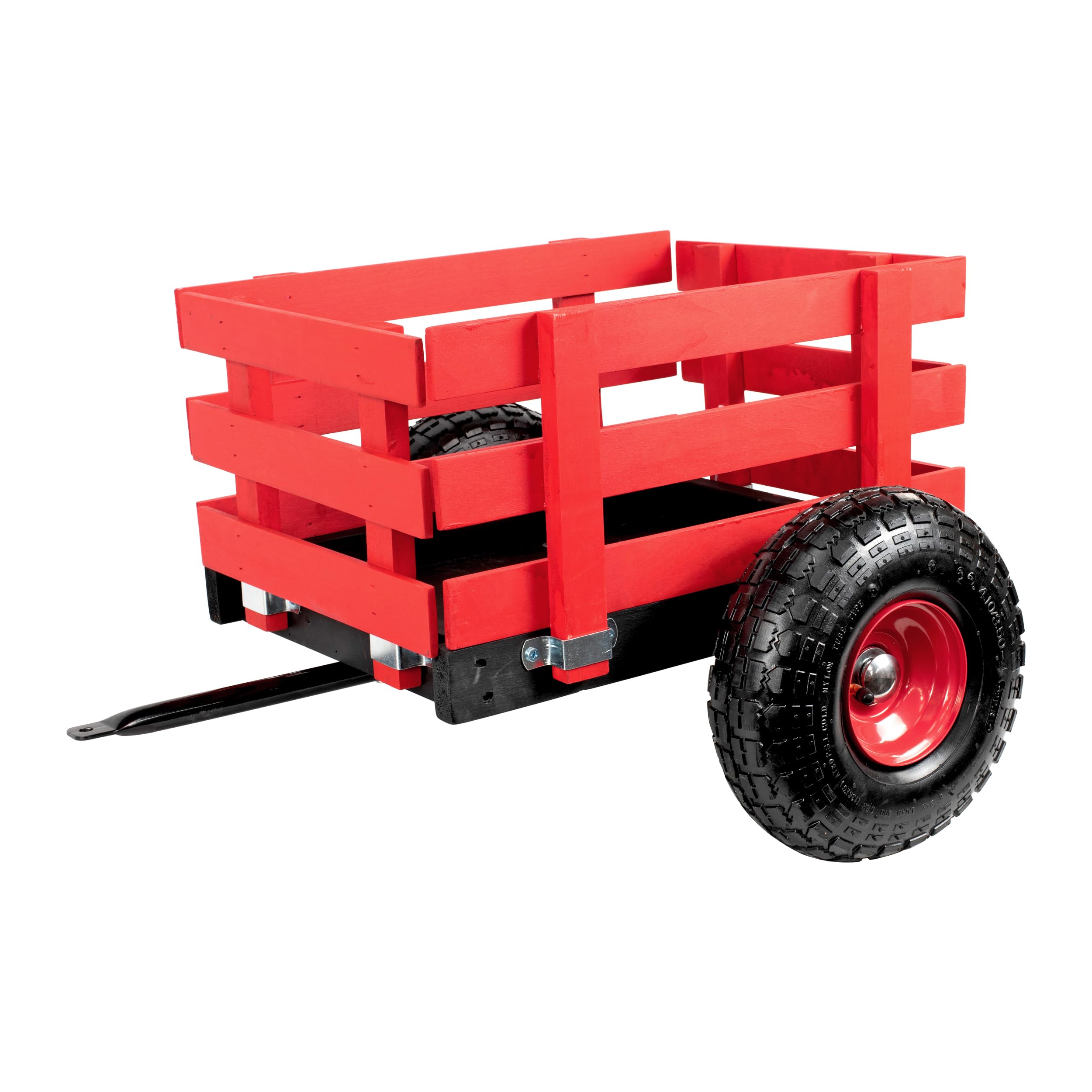 Gener8 Tricycle Trailer in Classic Red Easy Attachment Durable Design Inflatable Tires 44 lbs Weight Capacity Perfect for Hauling Toys Picnic Supplies