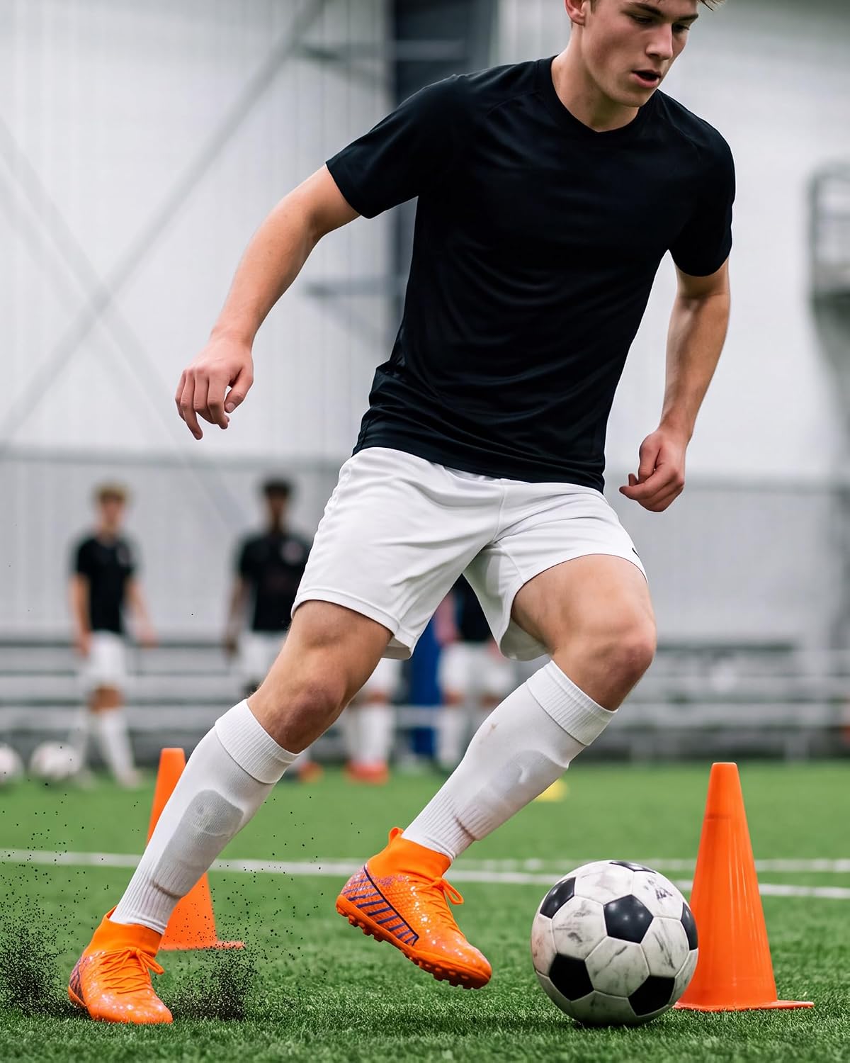 Soccer Cleats for Turf | High Top TF Football Shoes for Men Women