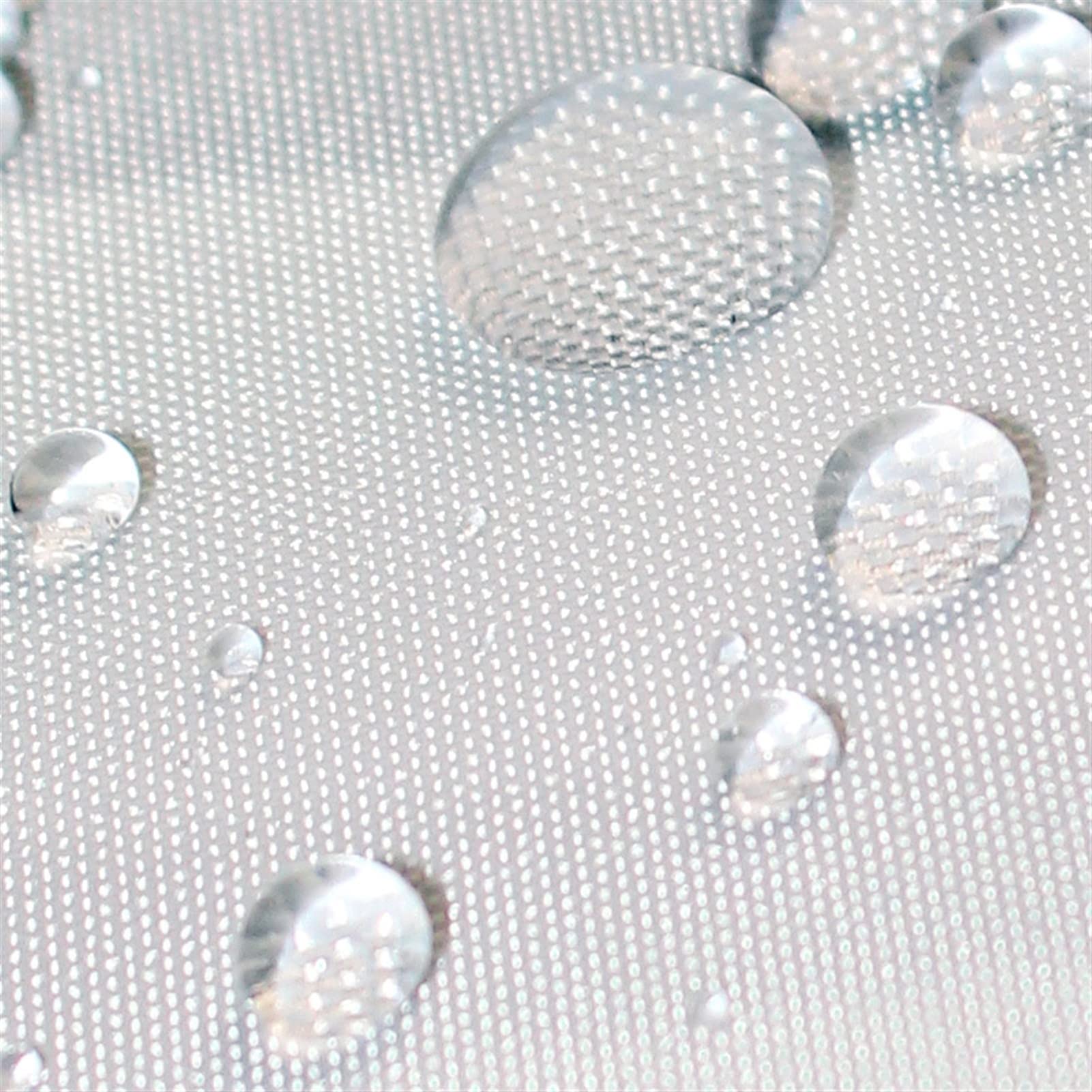 Lifup Tenda Doccia Antimuffa in Tessuto di Poliestere - Idrorepellente e Lavabile per Bagno Con Anelli Bianco 100x200cm