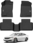 Floor Mats for 2016-2021 Honda Civic Sedan/Coupe/Type R/Insight,2017-2021 Honda Civic Hatchback All Weather TPE Protection Floor Liners Full Set for Honda Civic Accessories