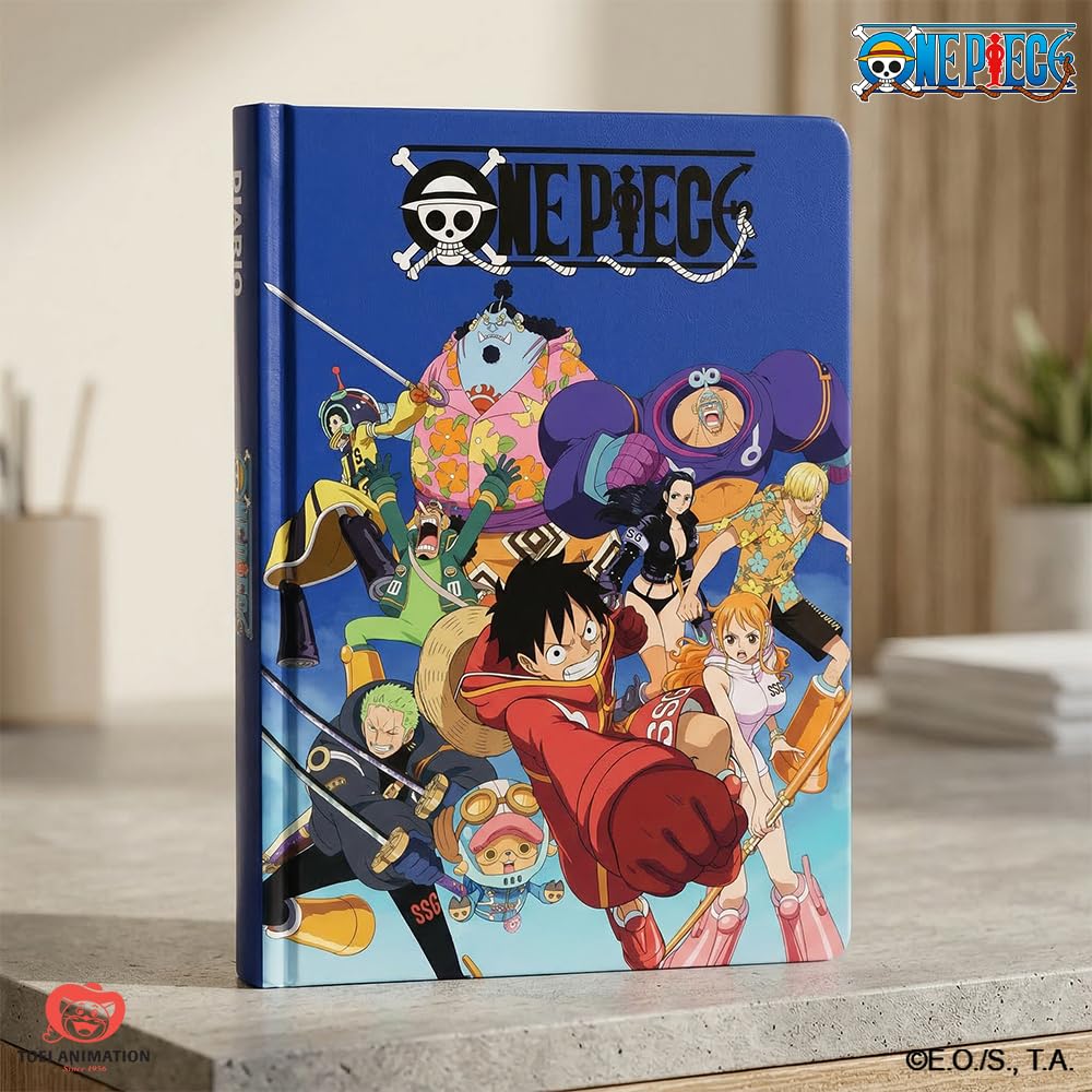 One Piece Diario Scuola Ufficiale 12 Mesi 320 Pagine Copertina Imbottita 13x17,8H