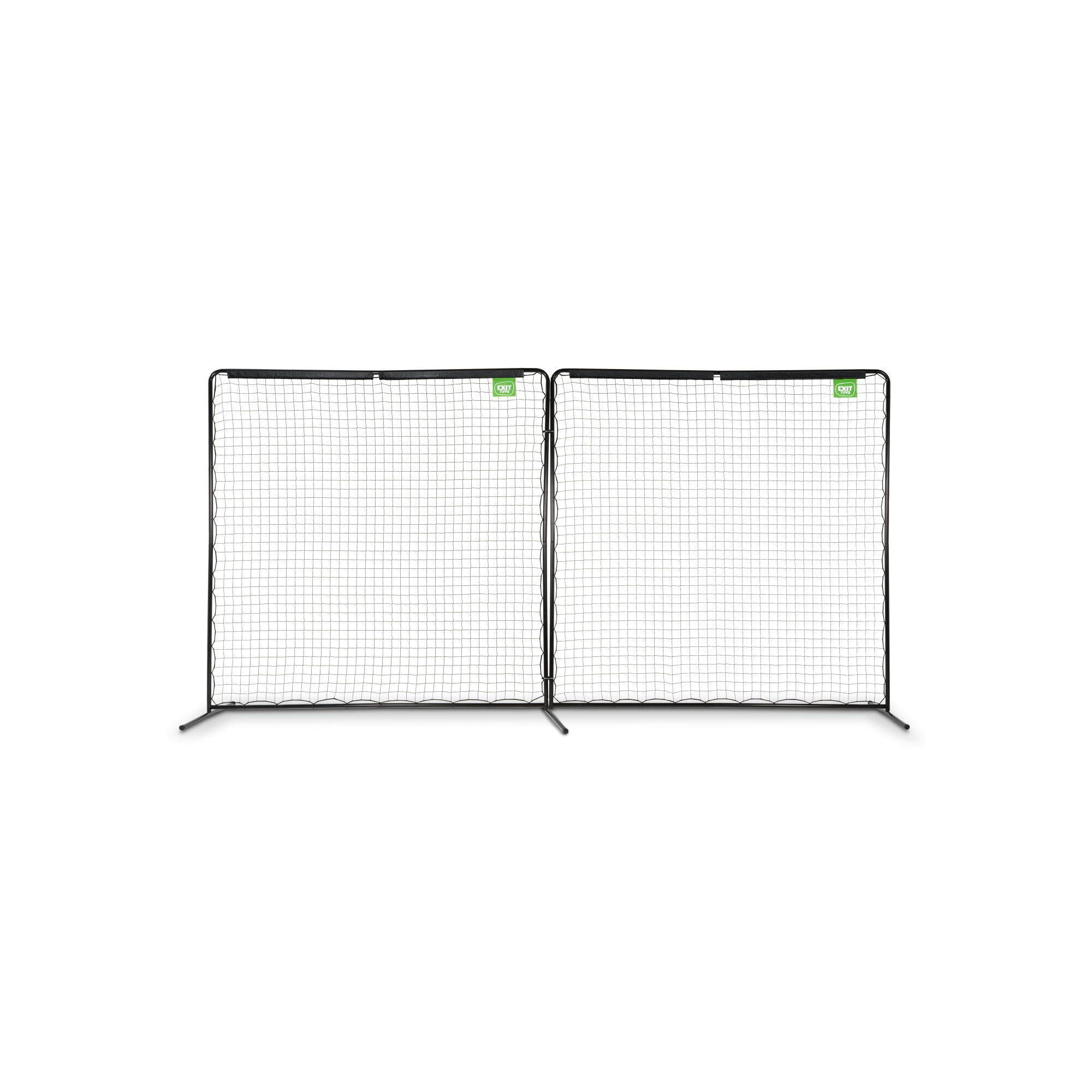 Exit Ballfangnetzanlage Backstop | Leichter Auf- und Abbau | inkl. Heringen und Bodenanker | galvanisierter, pulverbeschichteter Rahmen | für jeden Wetter
