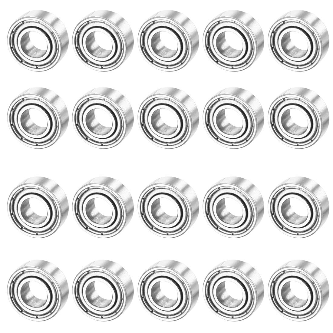 Rodamientos De Bolas 699-2RS 9x20x6 Mm - Doble Sellado, Acero Al Cromo, Precisión P6 (ABEC3), Pack De 2 Unidades