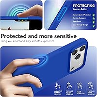 Vista 1024 de GONEZ Funda de silicona para iPhone 15 Pro Max, compatible con Magsafe, protector de cámara + protector de pantalla, forro de microfibra suave Negro