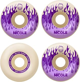 Spitfire Skateboard Wheels 54mm Nicole Hause Kitted Radials F4 99A White