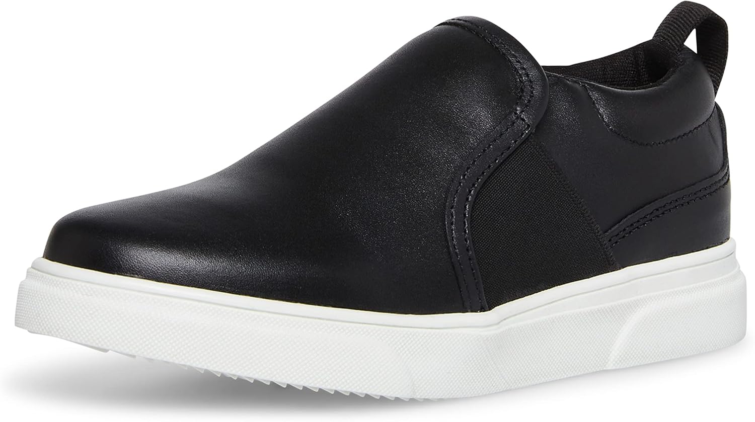 Steve Madden Boys Shoes Boy's Elliott Sneaker, Black, 5 Big Kid