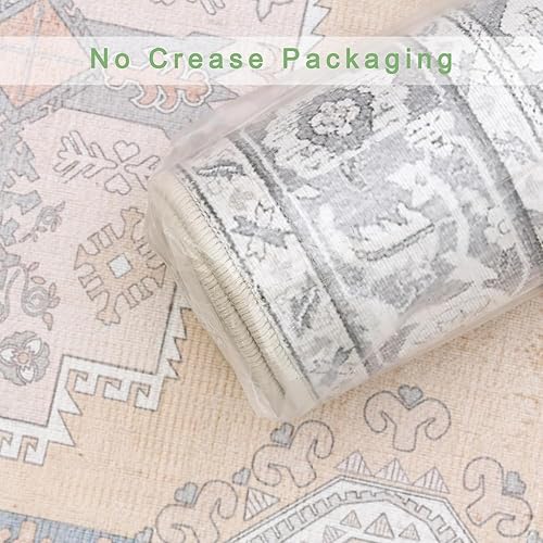 Miniatura 3 de MaxRugrs Alfombra de cocina para pasillos de 2 x 6 pies, sin arrugas, lavable a máquina, resistente a las manchas, antideslizante, tapete con parte