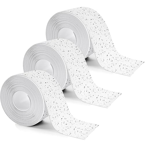 Miniatura 22 de 3 rollos de cinta de calafateo de inodoro de 10.5 pies, tira de calafateo autoadhesiva para baño, tira de calafateo para bañera, 1.5 pulgadas