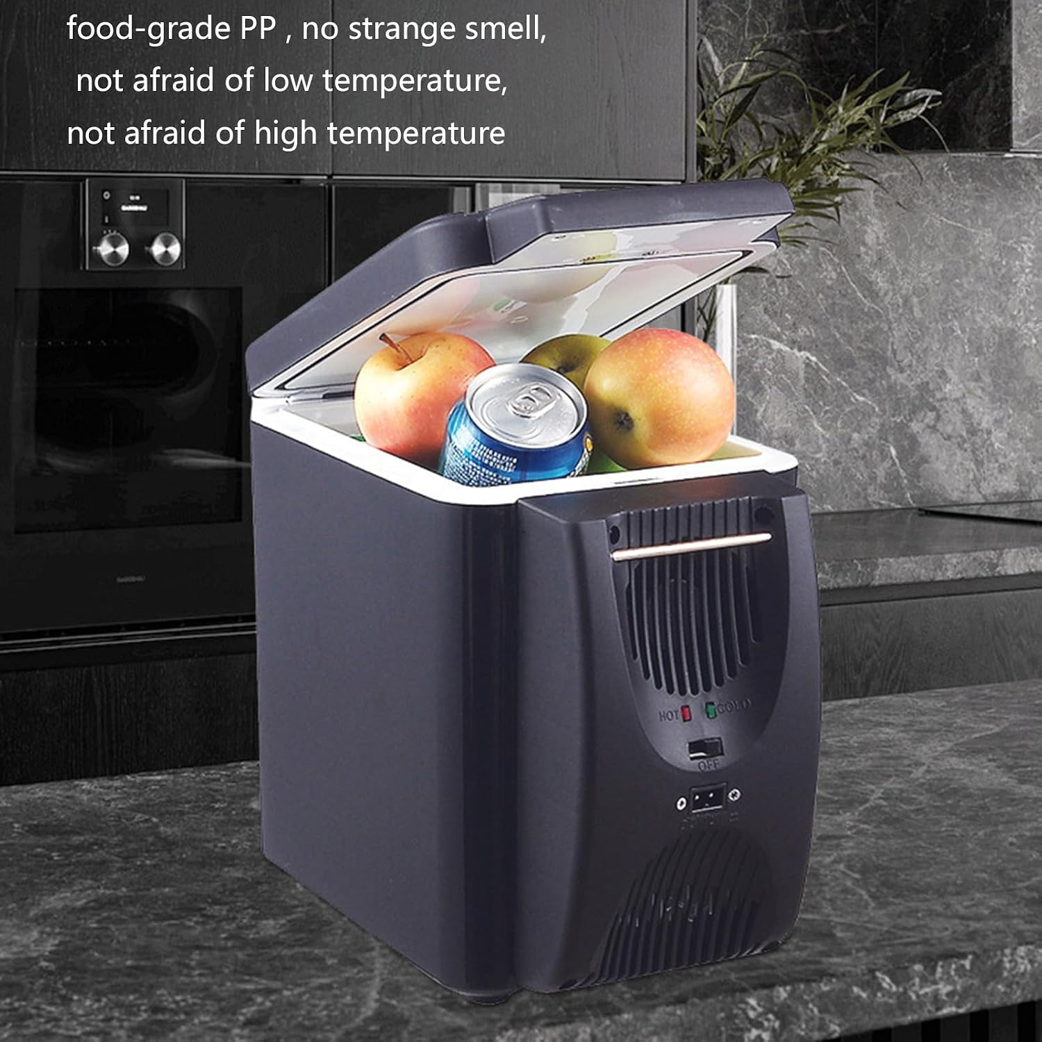 Compact 12V Car Fridge 6L Capacity Two Way Use for Cooling and Heating Food on the Refrigerator