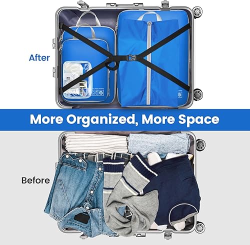 Miniatura 4 de Cambond Compression Packing Cubes for Suitcases - Packing Cubes for Travel Bags Luggage Organizers Travel Essentials Compression Cubes for Carry on