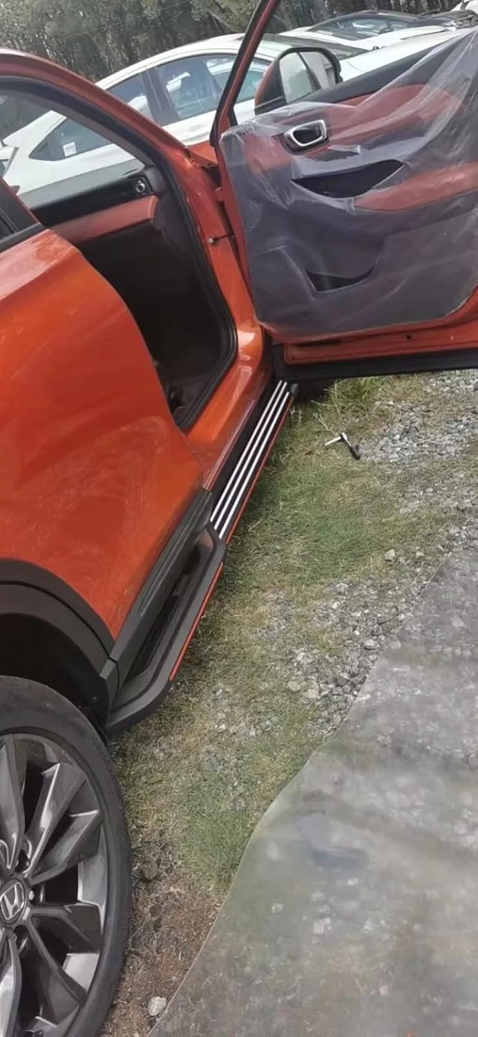 2PCS Fits for Side Steps H HR-V 2022 2023 2024 2025 Running Board Black Nerf Bar