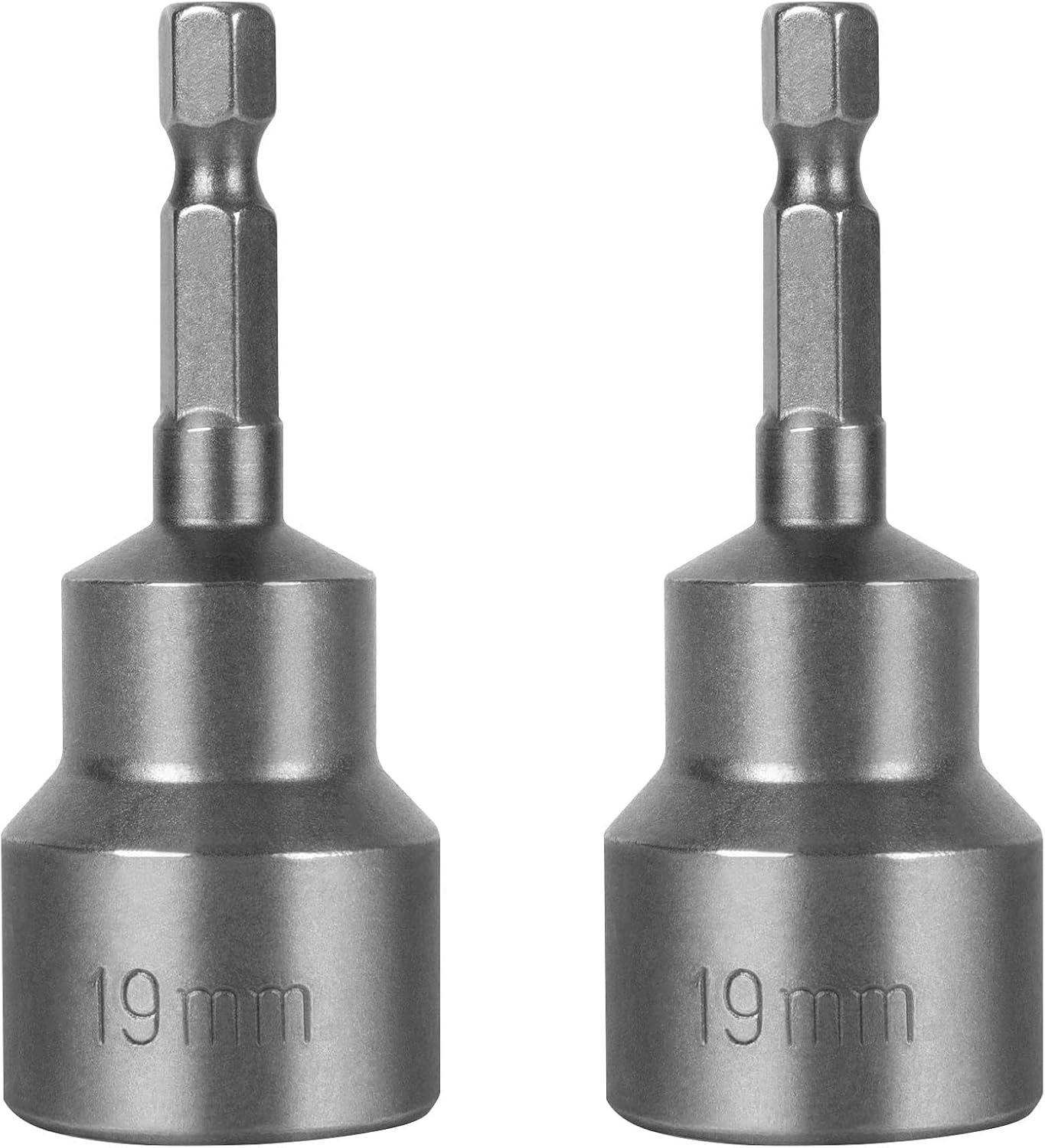 Leveling Scissor rv-Jacks Socket Drill Adapter with 1/4 Quick Connect Hex Shank Tools, Works with All 3/4 or 19mm Hex Drive Jacks,Power Nut Driver Bit Set 2 Pieces CQSPMOTO (Normal)
