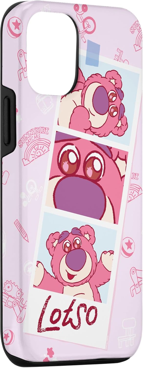 Disney and Pixar’s Toy Story Lotso Fluffy Cute Photo Strip Case for iPhone 12/12 Pro