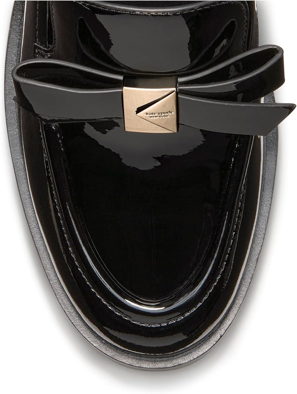 Kate Spade New York Womens Deco Bow Heeled Loafer - Image 5