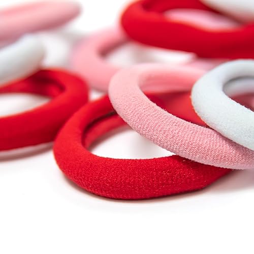 Miniatura 5 de phix your hair Paquete de 9 lazos para el cabello perfumados con bastón de caramelo, soportes para cola de caballo sin enganches para cabello