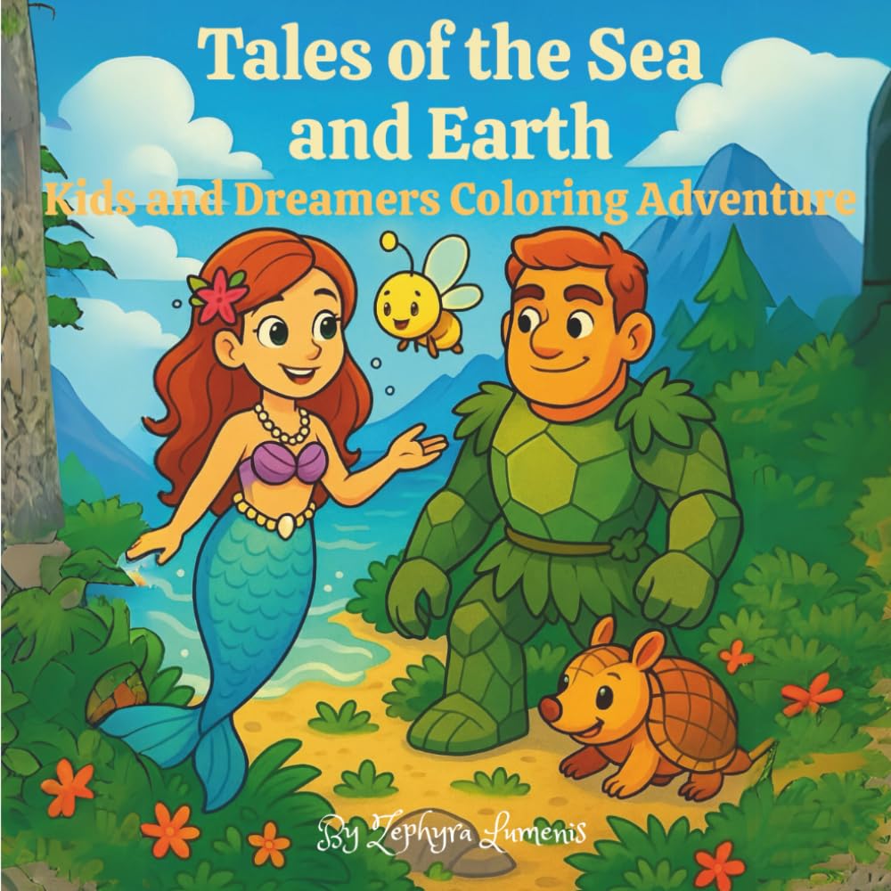 Tales of the Sea and Earth: Kids and Dreamers Coloring Adventure