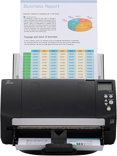 Miniatura 2 de Fujitsu Escáner profesional de documentos a color dúplex de escritorio compatible con el comercio fi-7160 con alimentador automático de documentos