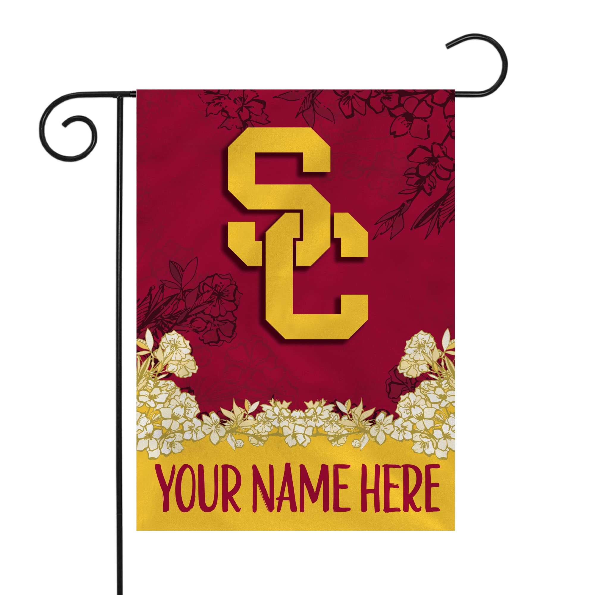 Rico Industries NCAA Standard/Primary Personalized Garden Flag