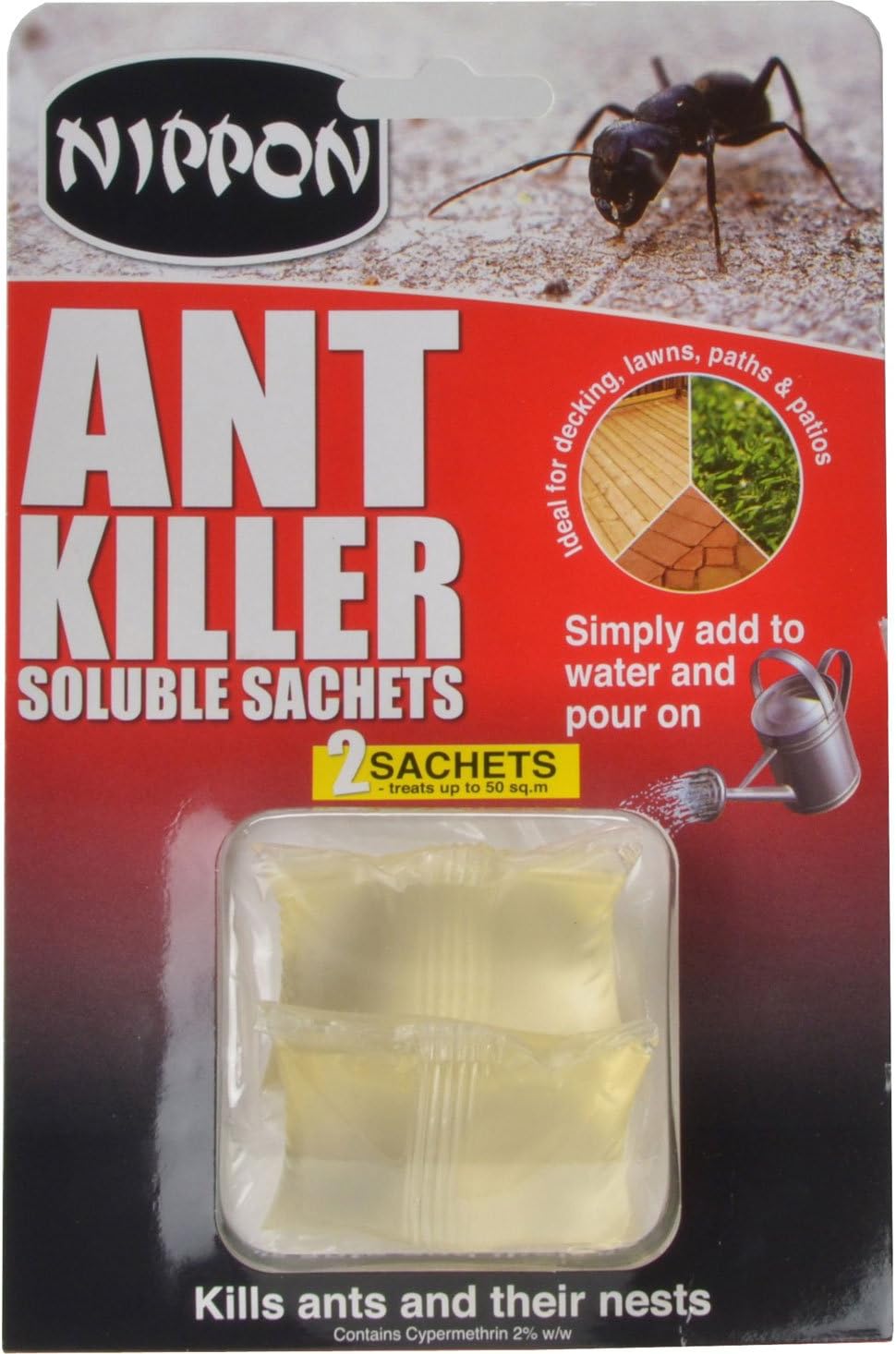 NIPPON 5NISS1 Vitax Ant Killer Sachets, Clear, 25 g