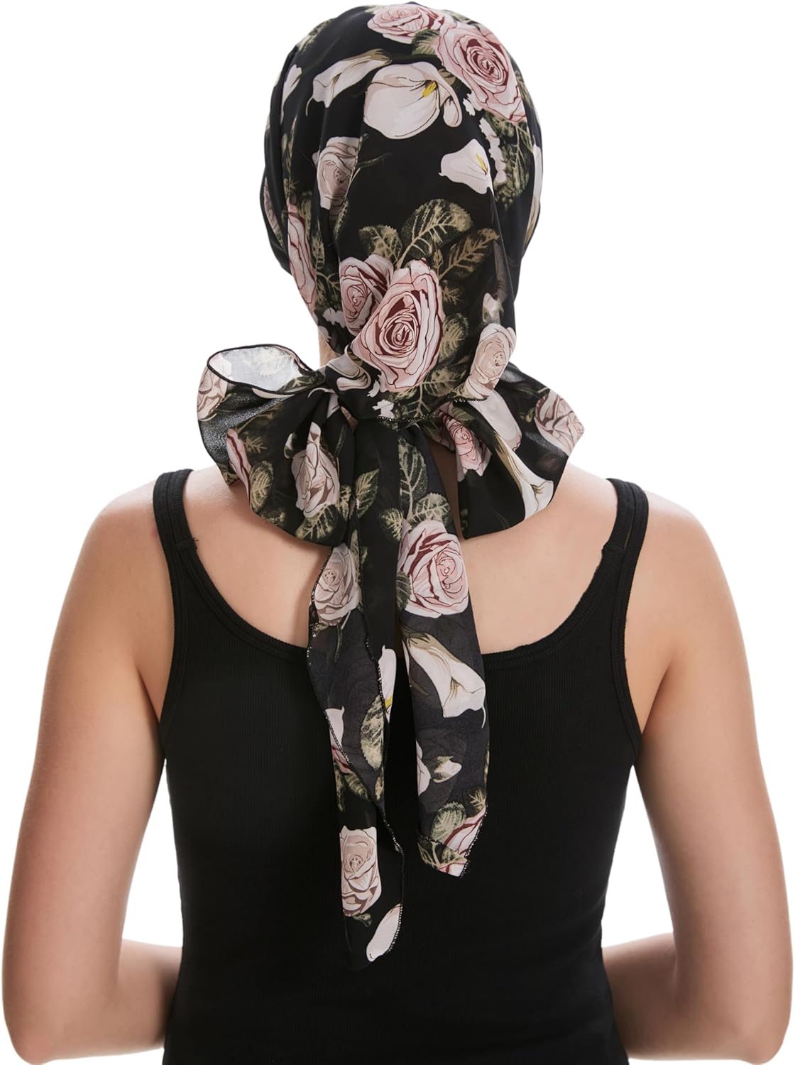 ZLYC Chemo Headwear Head Scarf Headwraps Long Head Covering Lightweight Beanie for Women - Image 3