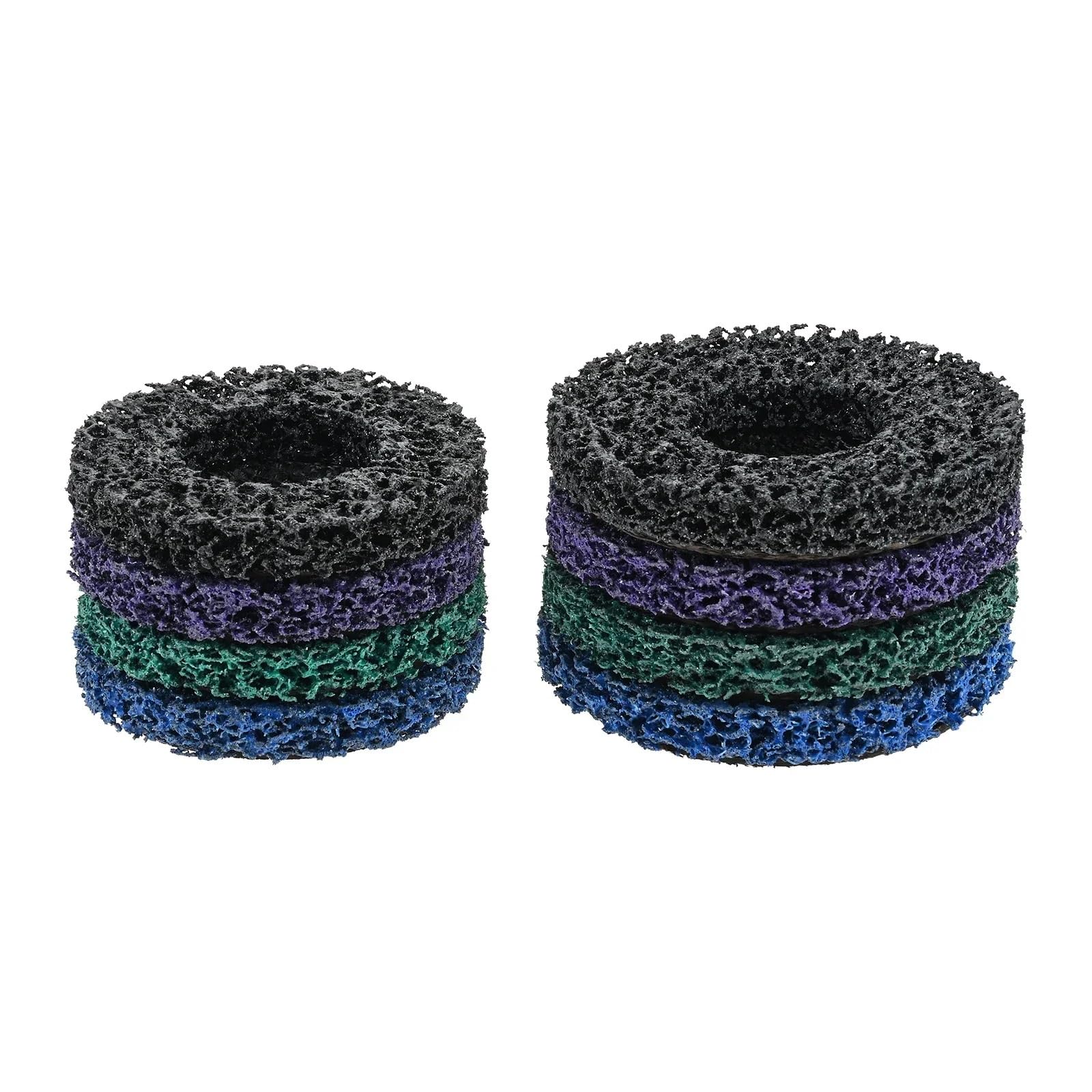 Discos de tira pintura para amoladora angular, removedor óxido, pelado superficies madera y Metal, molienda rápida, 4/4, 5 pulgadas, 10 Uds(115mm)