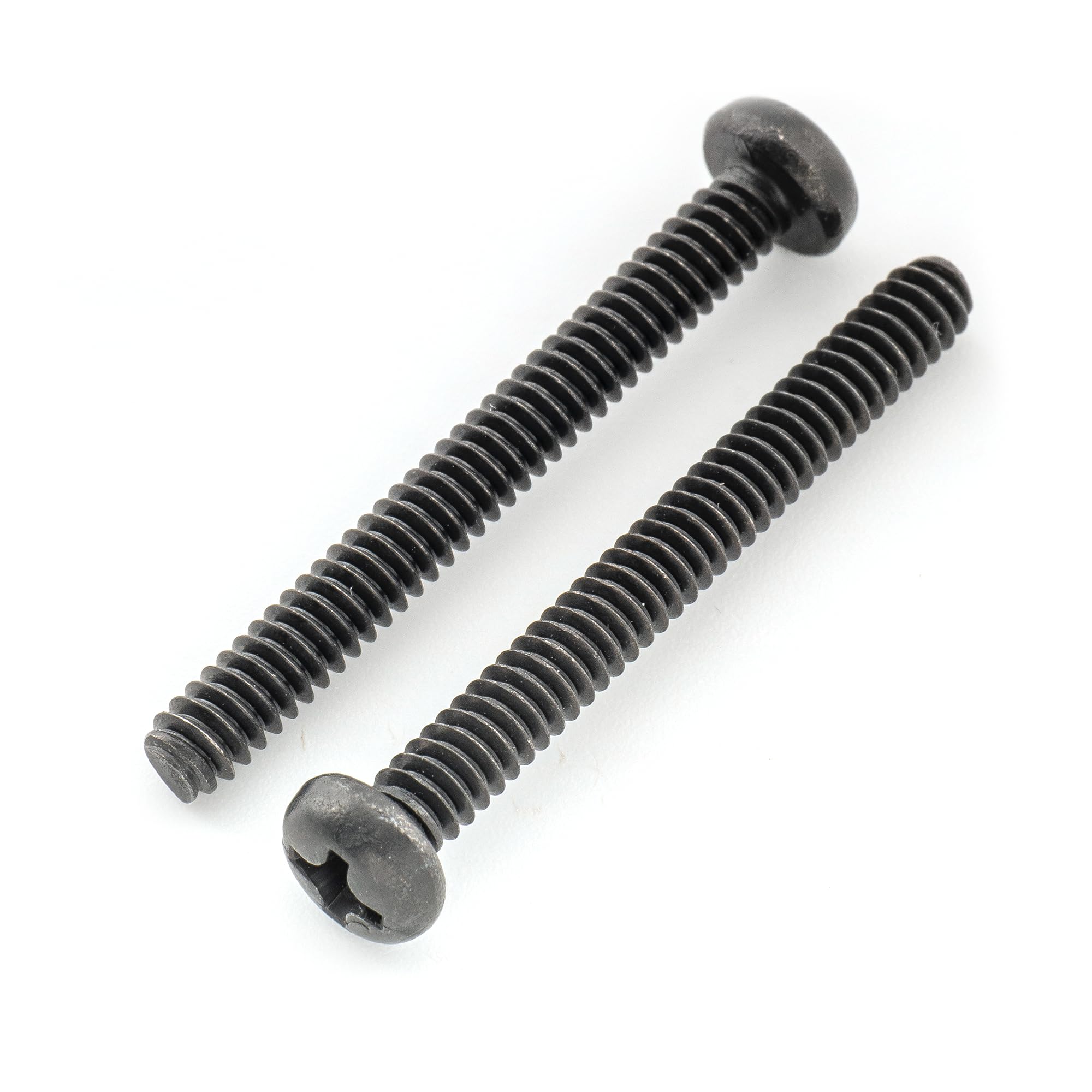 Musiclily Ultra UNC#6-32x1-1/4 Inch Stainless Steel Saddle Intonation Screws for USA Electric Guitar Bass Bridge Black (Set of 10) - Image 3