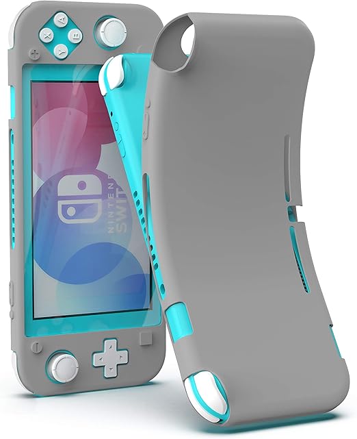 Amazon Nintendo Switch Lite ケース 全面保護カバー ニンテンドー スイッチ Lite カバー シリコン素材 柔らかい 頑丈 軽量 耐衝撃 落下防止 ほこり防止 着脱簡単 Dodotop グレイ 周辺機器 アクセサリ