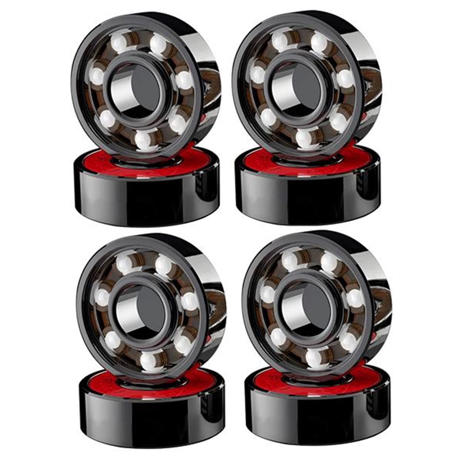 8 Pezzi Cuscinetti in Ceramica Resistente all'Usura ad Alta velocità Fit for la Ruota di Skateboard