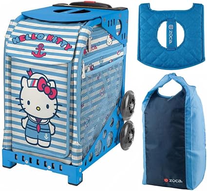 Amazon.com: Zuca Hello Kitty Sail With Me - Bolsa con marco azul, cojín  para asiento y saco de cosas : Deportes y Actividades al Aire Libre