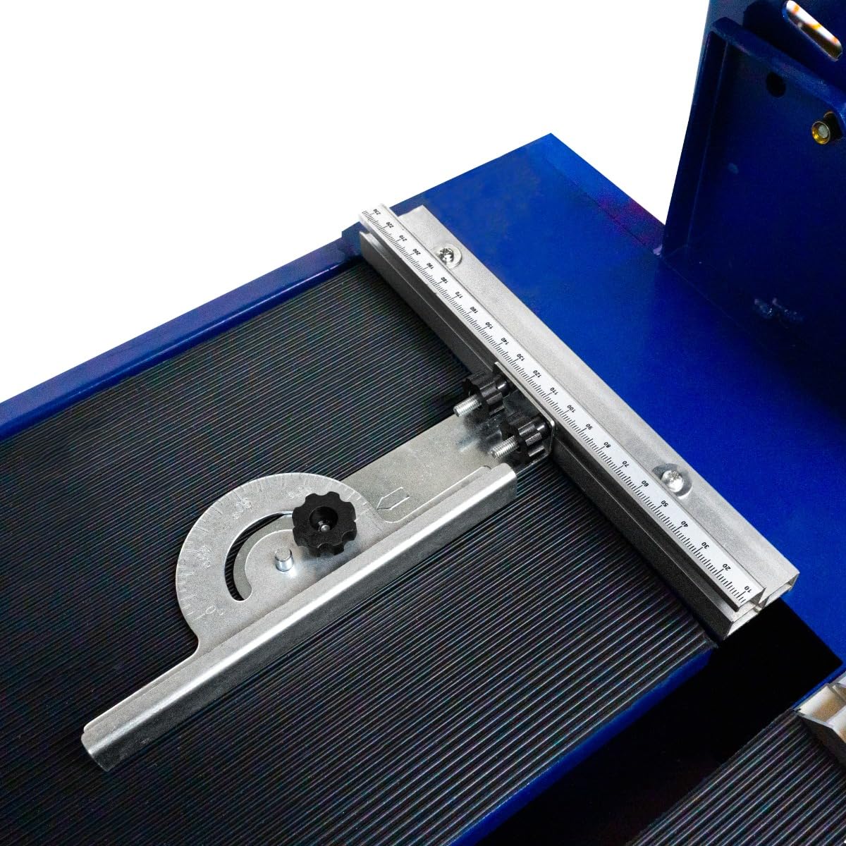Scie à Carrelage sur Table de Sciage de 1200 mm Coupe Carreaux Électrique Moteur Robuste de 1400 W Angle de Coupe 0 à 45° Portable [2 x Lames de Recharge Diamantées & Guide Laser INCLUS]