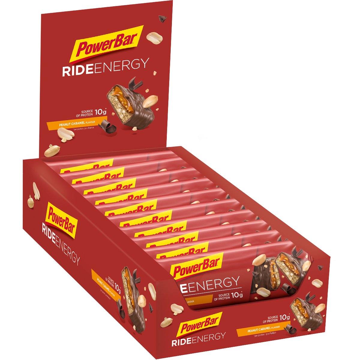 Powerbar - Ride Bar 18 x 55g Riegel Erdnuss Karamell (2er Pack)