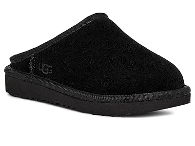 UGG Kids Classic Slip-On (Little Kid/Big Kid) Kids Shoes Black : 13 Little Kid M, Suede