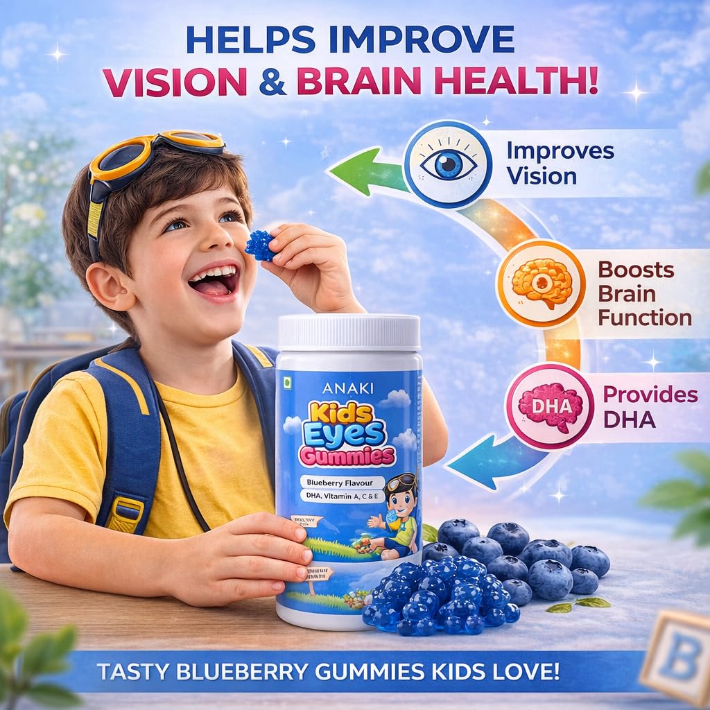 Anaki Kids Eyes Gummies for Vision Support | Lutein, Vitamin A & Zinc | Eye Health Supplement for Kids | Tasty Chewable Gummies | 30 Count — Amazon image 5