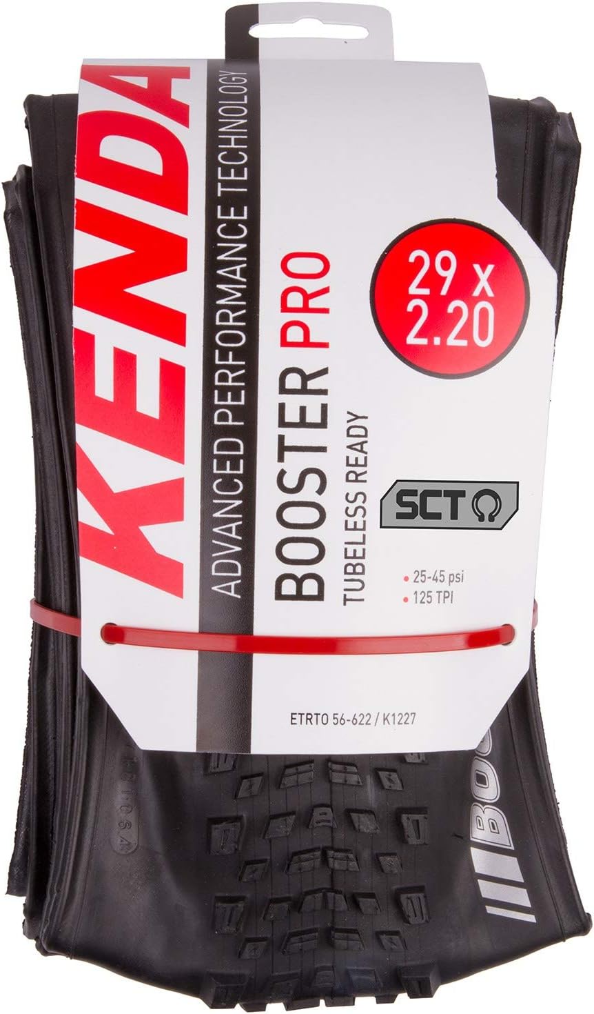 Kenda Booster PRO Unisex Adult Bicycle Tyre, Black, 29 Inches