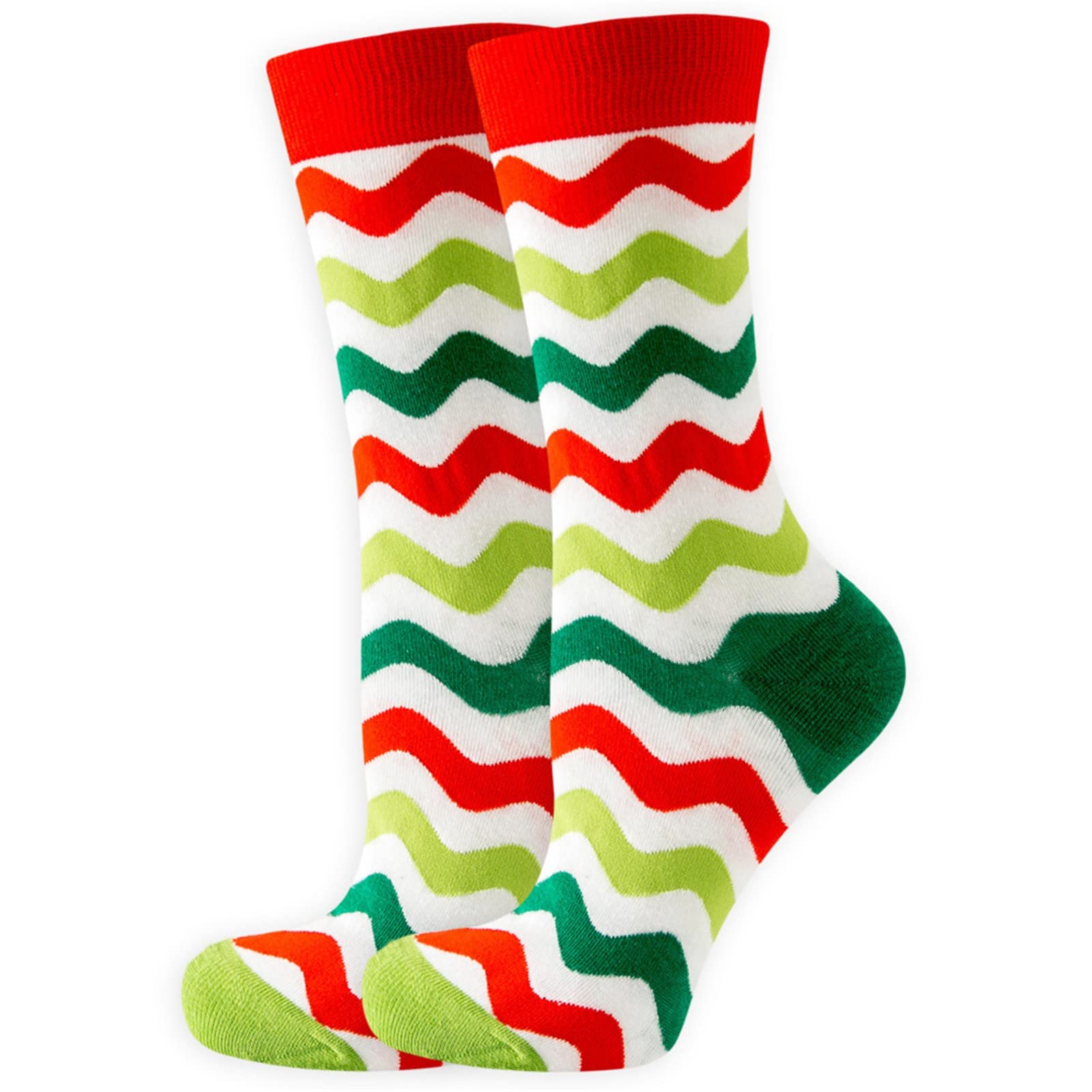 Générique Chaussettes Fantaisie Lot de 10 paires de chaussettes de sport unisexes chaudes et douces. Noir Rouge (F, One Size)